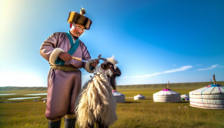 Visiting a Mongolian Nomadic Family