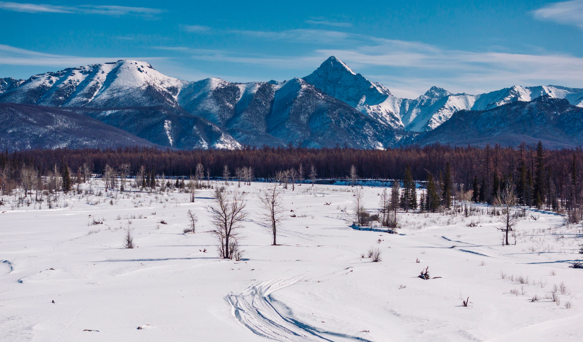 Precipitation over the mountain in November. 