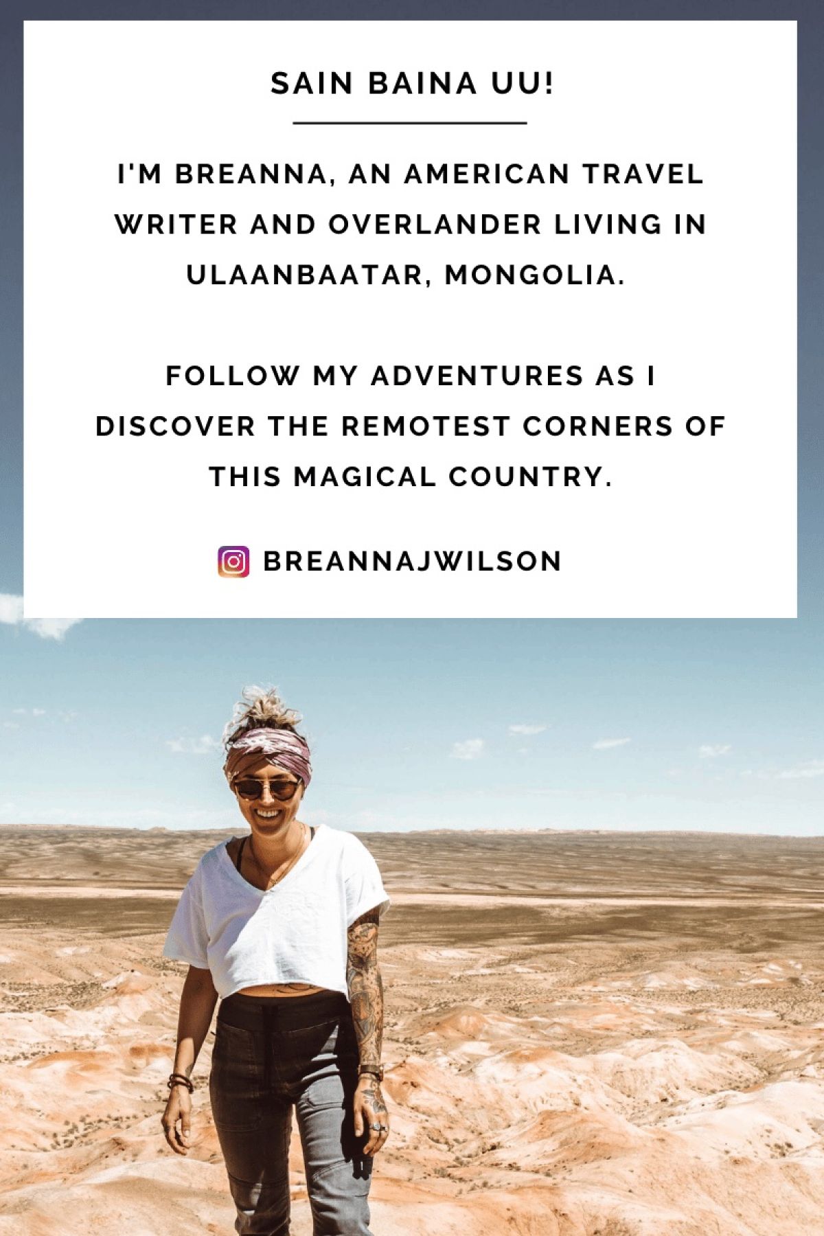 Follow Breanna Wilson adventure on Instagram
