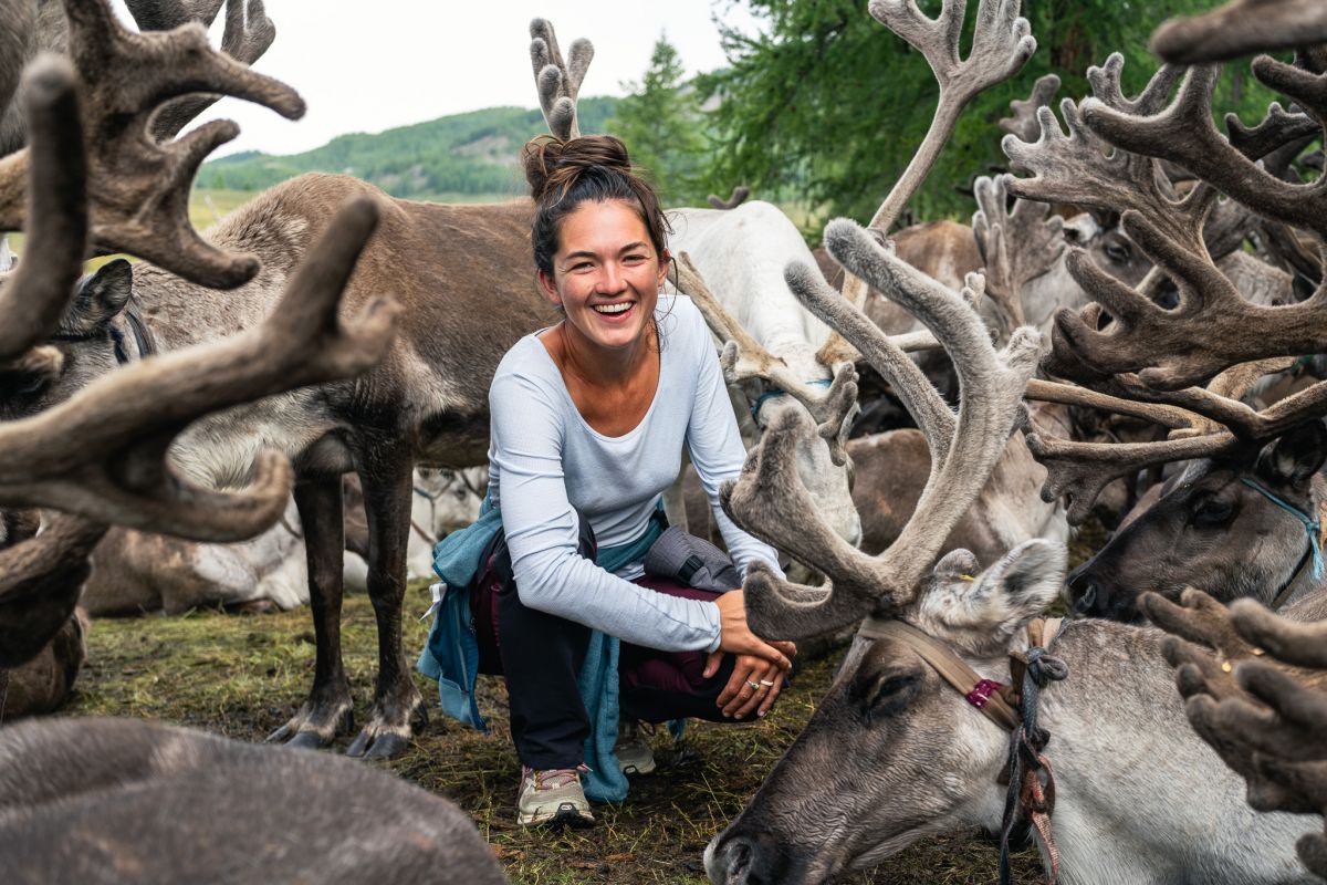 Meeting the Reindeers of the Tsaatan People