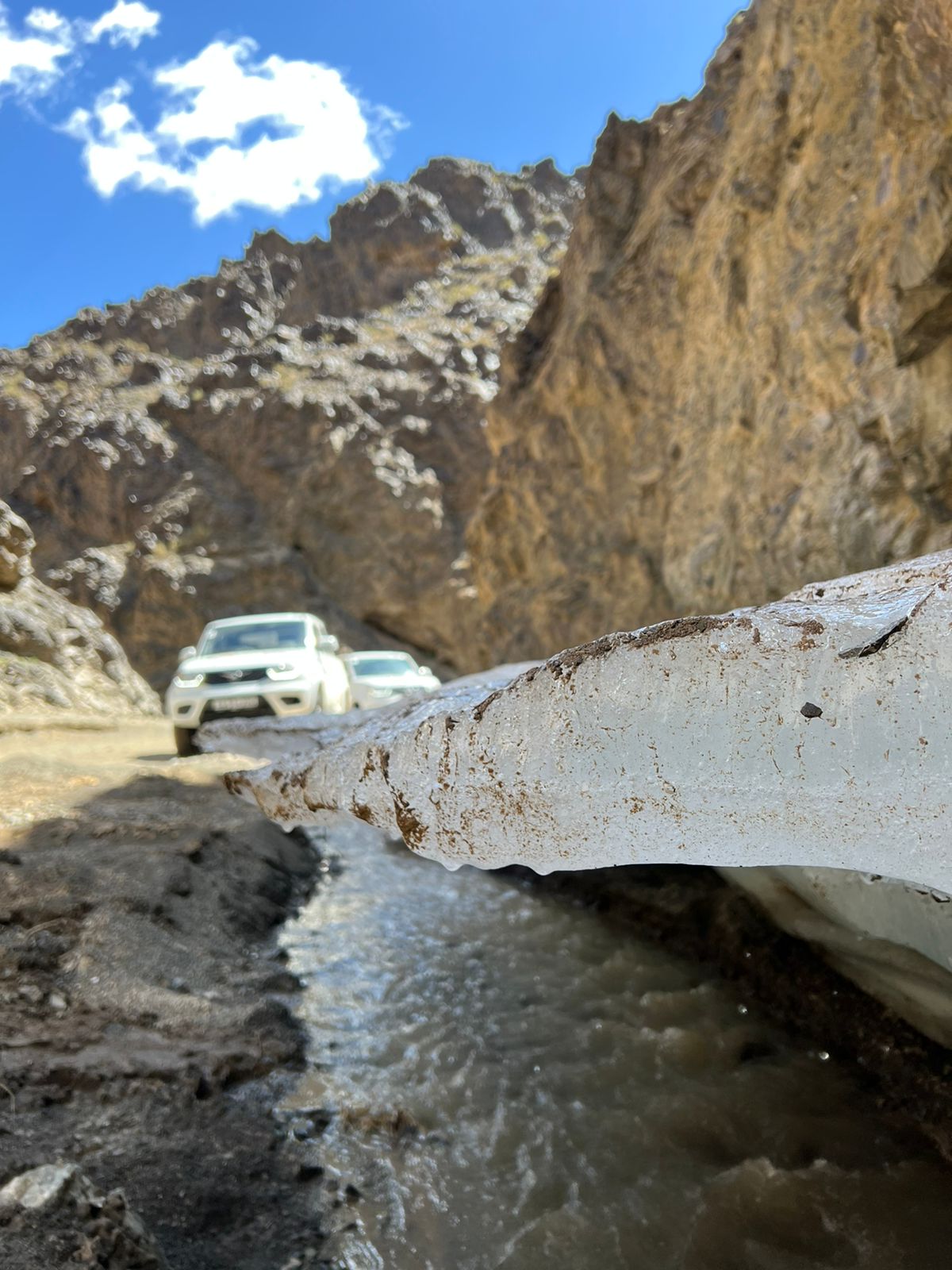 Driving in Gobi